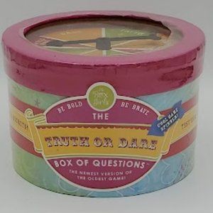 New Truth or Dare Box of Questions Game with Spinner Sealed by the Box Girls